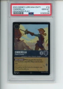Disney Lorcana Cenicienta #14 2023 14/P1 Foil League Promo PSA 10 (396) - Imagen 1 de 2