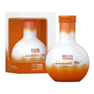 Medi-Evil Excalibur Pro Thermogenic Fat Burner Vegan Weight Management Capsules