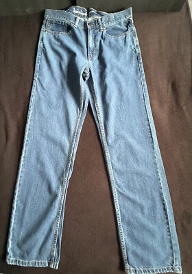 NWT K-Mart Basic Editions Men’s Denim Blue Jeans Relaxed 31X32-SEE DESCRIPTION! - Image 1 of 4