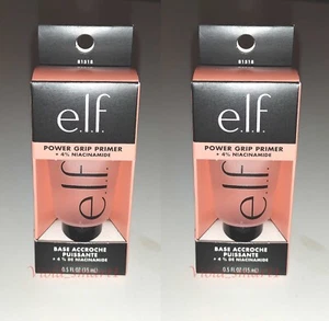 2x e.l.f. Primer ELF Cosmetics Power Grip + 4 % niacinamida 0,5 oz tamaño de viaje - Imagen 1 de 3