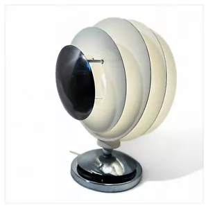 Lampada da Tavolo Vintage Space Age Metallo Made in Italy Anni ‘70 - Imagen 1 de 24