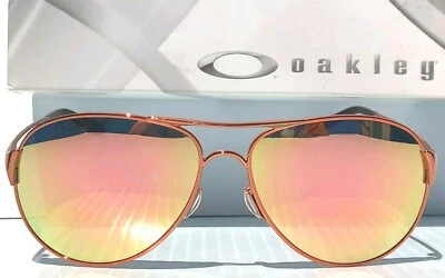Oakley Caveat 偏光银河玫瑰金 60 毫米飞行员女式太阳镜 4054 — 第 1/4 张图片