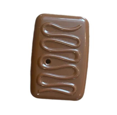 Conjunto de Chá Fisher Price Laugh & Learn BOLO Apenas Peça Retangular Fudge Chocolate - Imagem 1 de 4