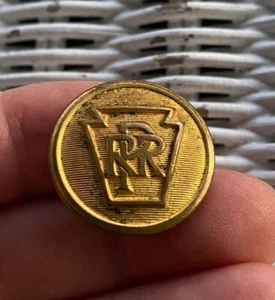 Vintage Pennsylvania Railroad Coat Button Scovill Mfg. Co. Waterbury - Picture 1 of 2