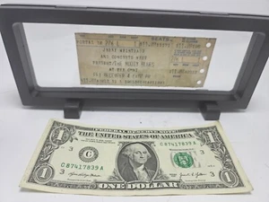 Nov 1981 Moody Blues Concert Ticket With 3 .5" x 9" Display - Atlanta, GA - Picture 1 of 4