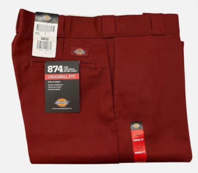 Pantalones de trabajo DICKIES ajuste original 874 para hombre tallas 28X30 - 40X30 Foto 1 de 4