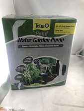 TetraPond Water Garden Pump Powers Waterfall, Filters & Fountain Heads 325 Gph
