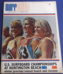 SURF GUIDE MAGAZIN DEZ 1964 HUNTINGTON BEACH CONTEST BEYOND HAWAII VINTAGE - Bild 1 von 7
