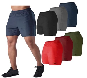 RDK Mens Gym Bodybuilding Shorts Training Yoga Running Quick Dry Stretch Sports - Picture 1 of 26