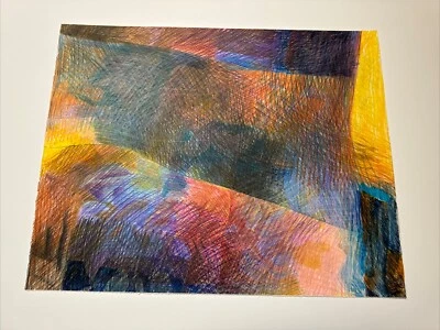 复古抽象拖曳大师现代主义重要女性 CUBISM RICHEDA 罕见 — 第 1/4 张图片