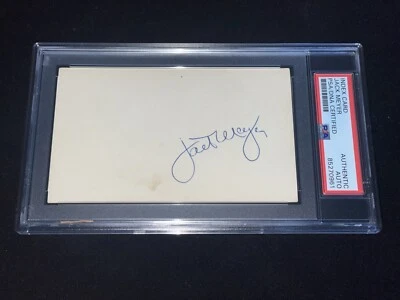 Jack Meyer Signed Vintage 3x5 Index Card Philadelphia Phillies Baseball - Image 1 of 2