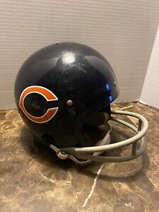 Vintage Chicago Bears 1960s-1970s NFL Rawlings Helmet HNFL Size Small Chin Strap