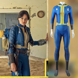 Lucy Jumpsuit Cosplay Fallout Bodysuit Uniform Costume Halloween Suit Adult Kids - Picture 1 of 22