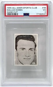 1955 All American Sports Club Basketball #46 Dallas Dobbs PSA 3 VG - Picture 1 of 2