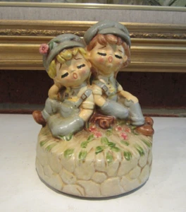 Vintage Musical Figurine Sears, Roebuck & Co. 1977 Somewhere My Love See Notes - Picture 1 of 23