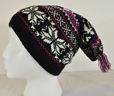 YOUNG GIRL'S CLARIE'S BLACK CROCHETED LONG HAT MSRP $14  BRAND NEW!  - Image 1 of 4