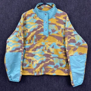 The North Face Printed Cragmont Womens Large 1/4 Snap Fleece Jacket Multi Camo - Picture 1 of 16