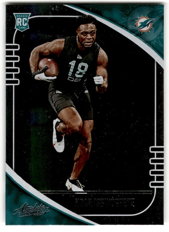 2020 Panini Absolute Noah Igbinoghene Rookie #184 Miami Dolphins - Image 1 of 2