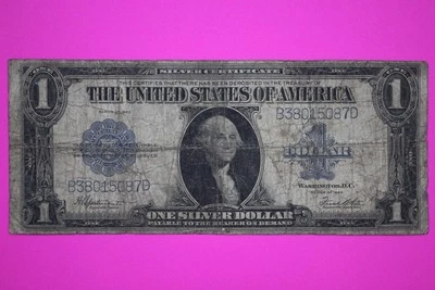 1923 $1 One Dollar Silver Certificate FR 237 Guaranteed Authentic & Genuine 30 - Image 1 of 3
