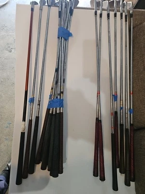 Vintage Mix And Spalding  Iron Set Jet Step Lite Steel Medium Lots Of 18 Pcs   - Image 1 of 4