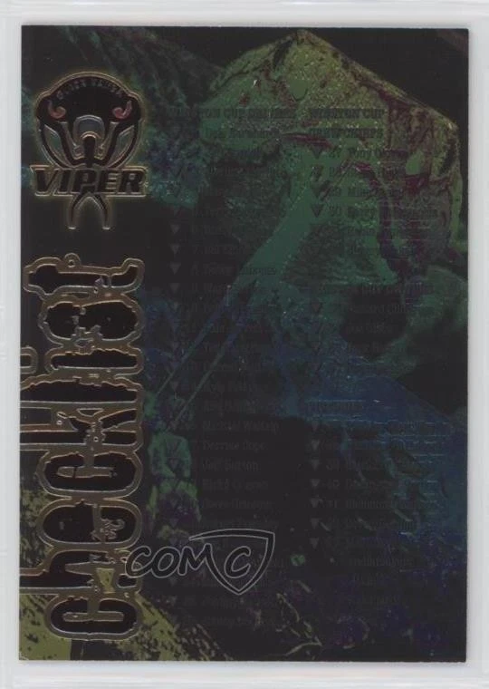 1996 Wheels Viper Black Mamba Missing Serial Number Checklist #76 - Image 1 of 2