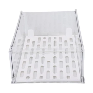 Closet Storage Box PET Stackable Clear Shelf Organizer Drawer Storage Bin F CEL - Picture 1 of 12