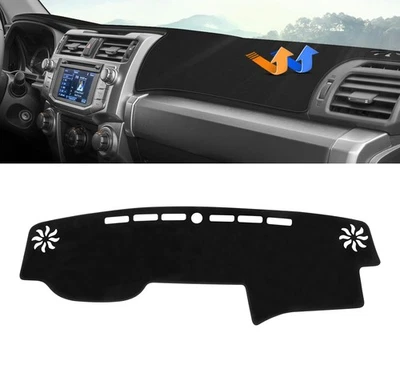 Alfombrilla protectora de pantalla para tablero de instrumentos de coche negra para Toyota 4Runner 2010-2024 Foto 1 de 4