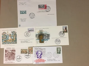 Five small country ANDORRA fdc - Picture 1 of 1