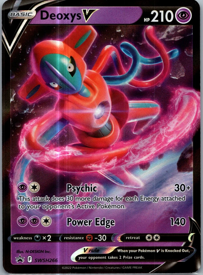 Deoxys V Promo SWSH: Sword & Shield Promo Cards SWSH266 NM - Image 1 of 1