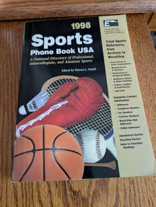 Sports Phone Book Directory Professional Intercollegiate Amateur 1998 - Imagen 1 de 7