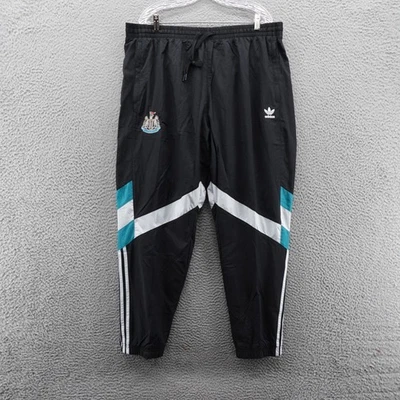 Adidas Newcastle United FC Track Pants Mens XXL Black White Teal NEW - Image 1 of 4