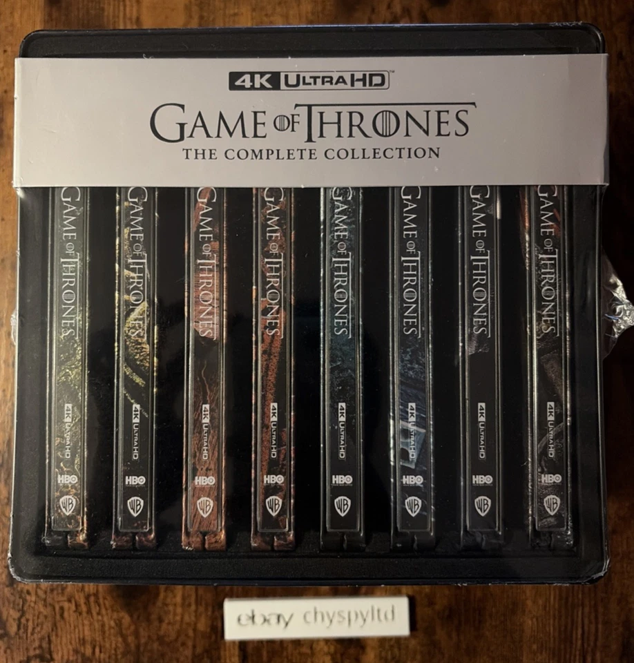 Game of Thrones The Complete Collection - 4K Blu-Ray Steelbook Set - NEW SEALED - Image 1 of 4