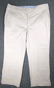 Pantalones capri Tommy Hilfiger para mujer 12 (35x24) algodón beige - Imagen 1 de 9