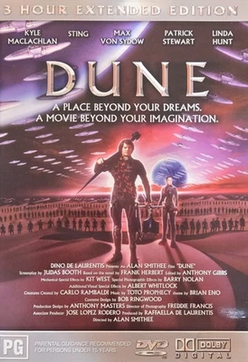 Dune DVD (Region 4, 1984) - 3 Hour extended edition - Free Post - image 1 of 3