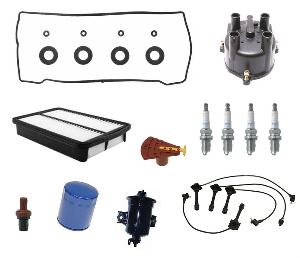 Kit de ajuste de motor 4AFE para Corolla 1994-1997 junta de tampa de válvula e vedações de tubo - Imagem 1 de 4