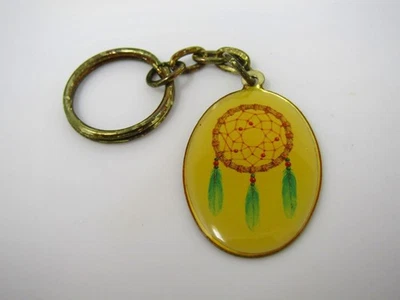 Berloque de chaveiro vintage: design apanhador de sonhos - Imagem 1 de 3