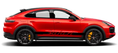 Juego de calcomanías gráficas laterales Safari personalizadas Porsche Cayenne 2012-2025 Foto 1 de 4