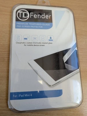 Premium Tempered Glass Screen Protector or Apple iPad Mini 4 - Brand New - Image 1 of 4