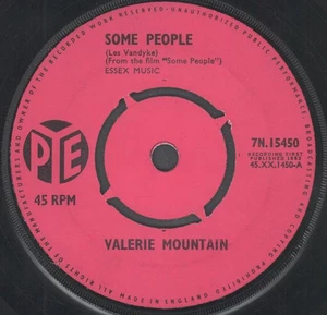 Valerie Mountain and the Eagles Some People 7" vinyl UK Pye 1962 four prong - Picture 1 of 2