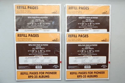 (3) Páginas de recarga NOS Pioneer estilo de publicación X-Pando para álbum de fotos RPS-35 *LEER* Foto 1 de 4