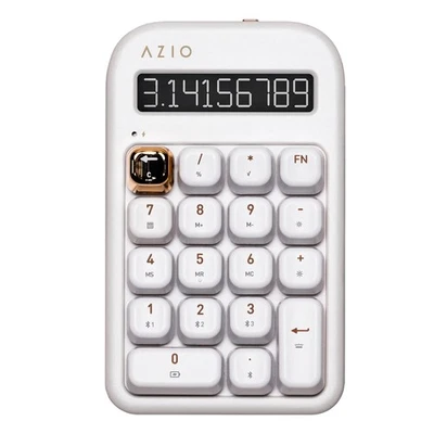 AZIO IN103-US IZO NUMBER PAD/STANDALONE CALCULATOR-WT - Image 1 of 4