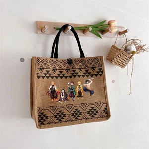 Demon Slayer Anime Manga Einkaufstaschen Hand Tasche shopper beutel Bag Leinwand - Picture 1 of 7