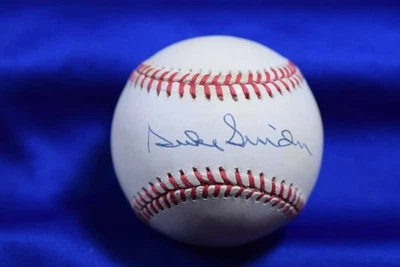 Béisbol Duke Snider PSA ADN Autografiado Liga Nacional ONL Firmado Foto 1 de 2