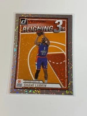 2024-25 Donruss Euroleague Reigning 3s #6 Shane Larkin Foto 1 de 2