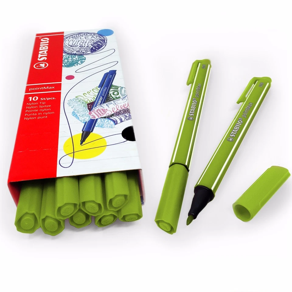STABILO pointMax Fineliner - Lichtgroen 48833 -