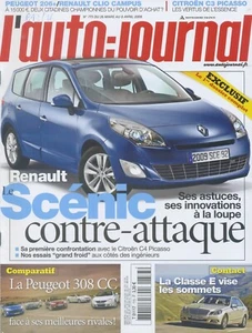 L'AUTO JOURNAL n°773 26/03/2009 SCNENOC 308CC MERCEDES Classe E - Foto 1 di 1