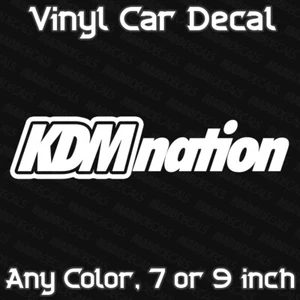 KDM Nation Sticker Vinyl Die Cut Decal - Picture 1 of 2
