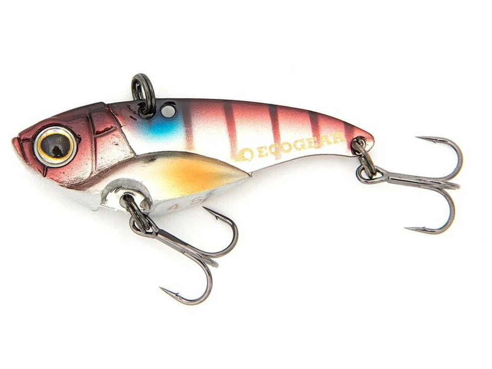 ECOGEAR VX 45 UV Real Perch Vibra-Shad Japanwobbler Barsch Hecht Zander Forelle - Bild 1 von 1