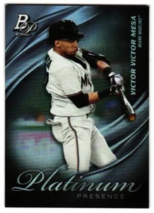 2019 Bowman Platinum Victor Victor Mesa #PP-10 Platinum Presence - Picture 1 of 2