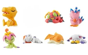 #F97-393 Bandai Digimon Adventure 1,5" Figur Sleeper Team Total 7 Typen Set - Bild 1 von 1